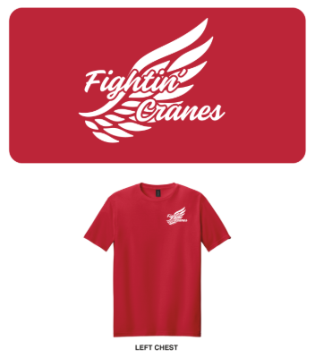 Picture of Red Shirt White Logo